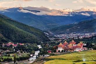 Exotic travel destination landscape